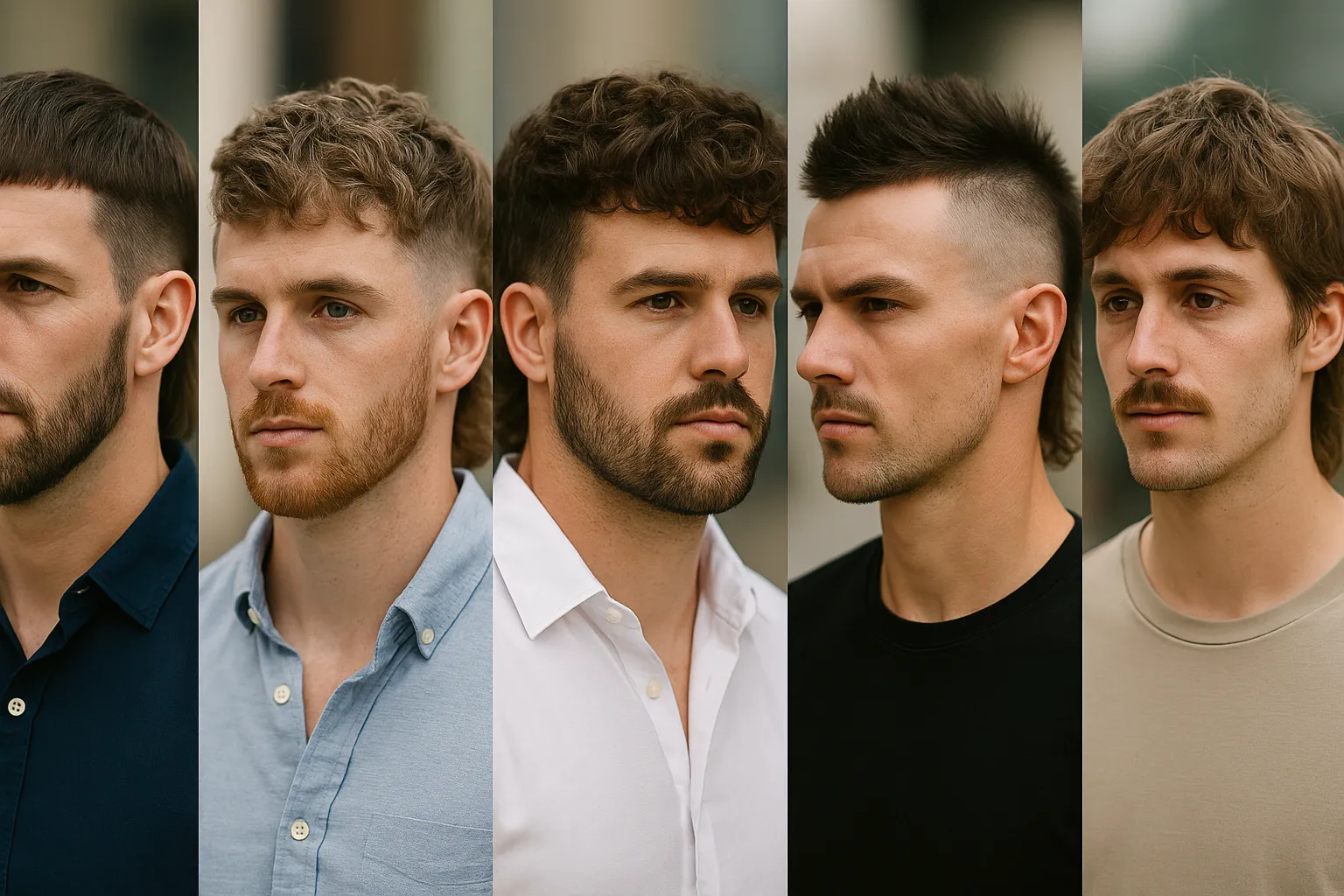 Verschillende mullets
